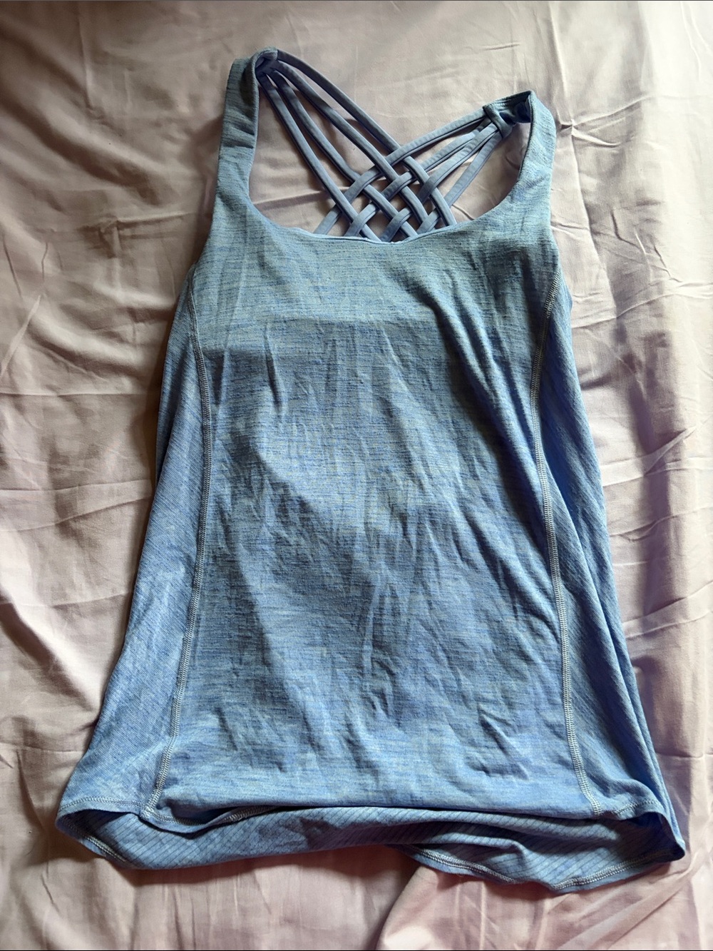 Lululemon Light Blue Strappy Back Women’s Tank Top